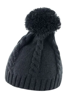 Čepice Cable Knit Pom Pom