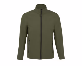 RACE MEN Men's soft shell zip jacket