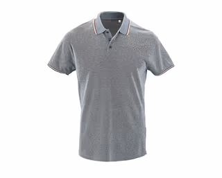 PANAME MEN Men's heather polo shirt