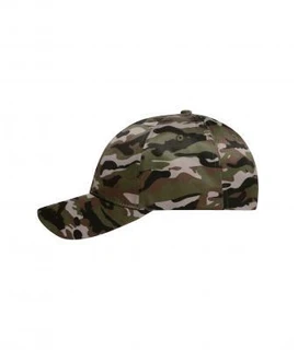 Čepice 6 Panel Camouflage Cap