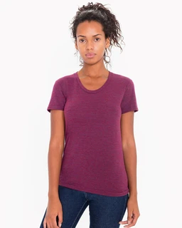 Dámské Tričko Tri-Blend Short Sleeve