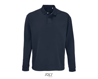 Unisex polo collar sweatshirt