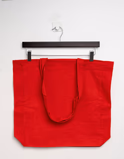 Cotton Bag Side Fold Long Handles