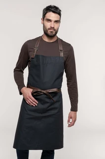 Bavlněná zástěra s laclem Vintage K8003