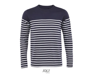 Men's long sleeve striped T-shirt  