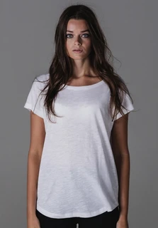 Dámské organické tričko Vintage Slub Loose Fit
