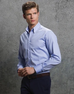 Pánská Košile s Dlouhým Rukávem Tailored Fit Premium Oxford