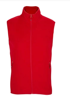 Unisex factor zipped fleece bodywarmer