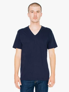 Unisex Tričko Fine Jersey V-Neck